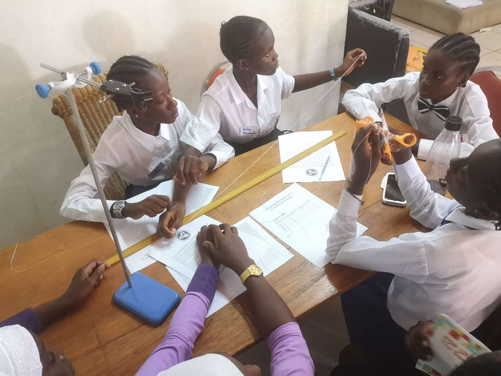 Students in learning session